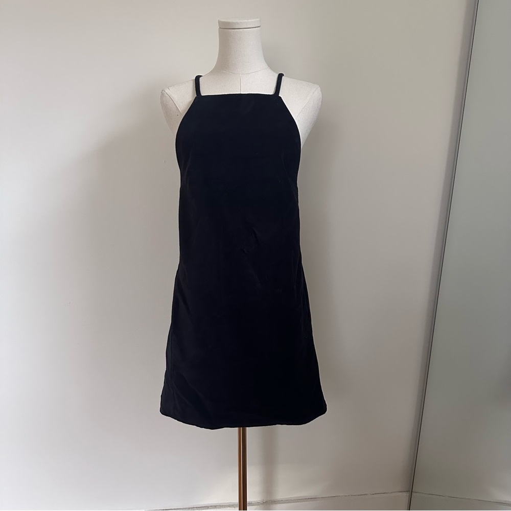 Topshop Velvet Mini Dress